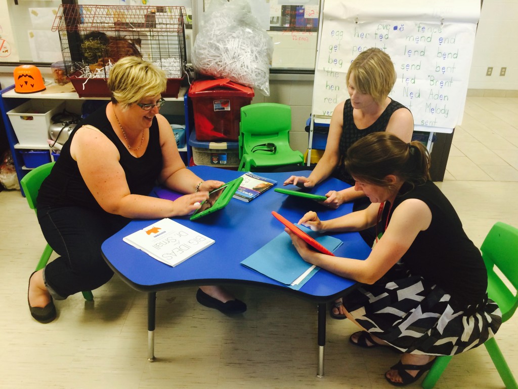 Teachers using "Our One Screen"