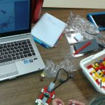 Building robots with LEGO WeDo kits