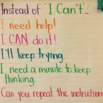 Co-created list of phrases to promote growth mindset