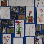Outside hyacinth become our inside art inspiration for still life painting, drawings, and plasticine art 