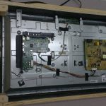 The back of the frame after initial construction with all parts included