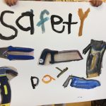 Safety Day Poster (at start of kindergarten tool safety video)