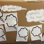 Students begin to use pictures and/or words to share their thinking