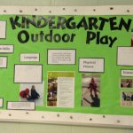 Examples of outdoor learning reflecting different areas of the curriculum