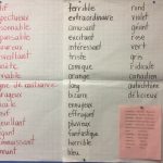Class-generated list to be used to classify adjectives by 