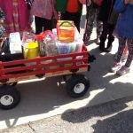 We keep materials in our wagon to support student learning, exploration and documentation