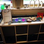 Students were given the opportunity to show their understanding of numbers using loose parts.